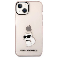 Karl Lagerfeld Ikonik Choupette case for iPhone 14 - pink
