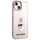 Karl Lagerfeld Ikonik Choupette case for iPhone 14 - pink
