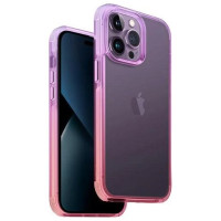 Uniq Combat Duo case for iPhone 14 Pro - lilac and pink