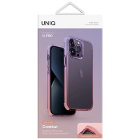 Uniq Combat Duo case for iPhone 14 Pro - lilac and pink