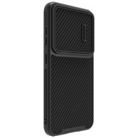Nillkin Synthetic Fiber S Case for Samsung Galaxy S23+, camera cover, black