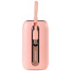 Joyroom mini powerbank 10000mAh Colorful Series 22.5W with 2 built-in USB C and Lightning cables pink (JR-L012)