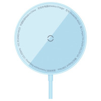 Baseus Simple Mini3 magnetic charger MagSafe Qi 15W blue