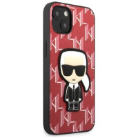 Karl Lagerfeld KLHCP13SPMNIKPI iPhone 13 mini 5.4" hardcase red/red Monogram Ikonik Patch