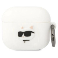 Karl Lagerfeld KLA3RUNCHH AirPods 3 cover white/white Silicone Choupette Head 3D