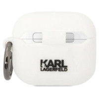 Karl Lagerfeld KLA3RUNCHH AirPods 3 cover white/white Silicone Choupette Head 3D