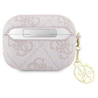 Guess GUAP2G4GSMP AirPods Pro 2 cover pink/pink 4G Charm Collection