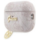 Guess GUAP2G4GSMP AirPods Pro 2 cover pink/pink 4G Charm Collection