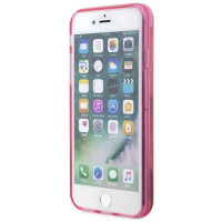 Karl Lagerfeld KLHCI8LNKHCP iPhone 7/8/ SE 2020/2022 pink/pink hardcase Glitter Karl Head