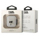 Karl Lagerfeld KLA2HNIKTCT AirPods 1/2 cover transparent Karl`s Head