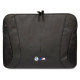 BMW Carbon&Perforated sleeve for a 14" laptop - black