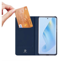 Dux Ducis Skin Pro Case for Honor Magic5 Flip Card Wallet Stand Blue
