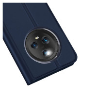 Dux Ducis Skin Pro Case for Honor Magic5 Flip Card Wallet Stand Blue