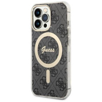 Guess GUHMP13LH4STK iPhone 13 Pro / 13 6.1" black/black hardcase 4G MagSafe