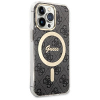 Guess GUHMP13LH4STK iPhone 13 Pro / 13 6.1" black/black hardcase 4G MagSafe