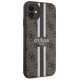 Guess GUHMN61P4RPSW iPhone 11 / Xr brown/brown hardcase 4G Printed Stripes MagSafe
