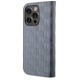 Karl Lagerfeld KLBKP14LSAKLHPG iPhone 14 Pro 6.1" bookcase silver/silver Saffiano Monogram