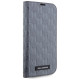 Karl Lagerfeld KLBKP14LSAKLHPG iPhone 14 Pro 6.1" bookcase silver/silver Saffiano Monogram