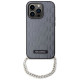 Karl Lagerfeld KLHCP14LSACKLHPG iPhone 14 Pro 6.1" silver/silver hardcase Saffiano Monogram Chain