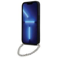 Karl Lagerfeld KLHCP14LSACKLHPG iPhone 14 Pro 6.1" silver/silver hardcase Saffiano Monogram Chain