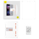 Baseus Crystal tempered glass for iPad Pro 12.9'' (2018/2020/2021/2022) + mounting kit - transparent