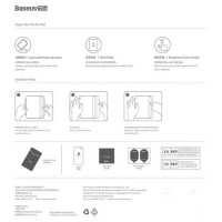 Baseus Crystal tempered glass for iPad Pro 12.9'' (2018/2020/2021/2022) + mounting kit - transparent