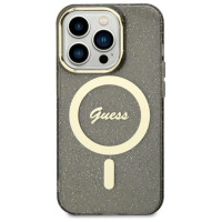 Guess GUHMN61HCMCGK iPhone 11 / Xr 6.1" black/black hardcase Glitter Gold MagSafe