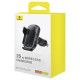 Baseus Milky Way Pro Series BS-CM023 car holder for air vent with 15W inductive charger - black