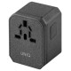 Uniq Voyage LITHOS Collective 33W 2xUSB PD 18W QC 3.0 travel adapter - gray