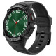 Spigen Rugged Armor Pro Case with Strap for Samsung Galaxy Watch 6 Classic (47mm) - Black