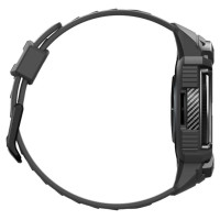 Spigen Rugged Armor Pro Case with Strap for Samsung Galaxy Watch 6 Classic (47mm) - Black