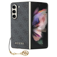 Guess GUHCZFD5GF4GGR F946 Z Fold5 gray/gray hardcase 4G Charms Collection