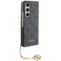 Guess GUHCZFD5GF4GGR F946 Z Fold5 gray/gray hardcase 4G Charms Collection
