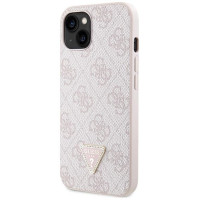 Guess GUHCP14XP4TDSCPP case for iPhone 14 Pro Max 6.7" - pink Crossbody 4G Metal Logo