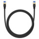 Baseus fast internet cable RJ45 cat.7 10Gbps 1m braided black