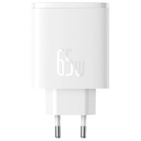 Baseus Cube Pro 65W GaN charger 2x USB-C USB-A - white