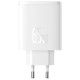 Baseus Cube Pro 65W GaN charger 2x USB-C USB-A - white