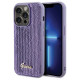 Guess Sequin Script Metal case for iPhone 15 Pro Max - purple