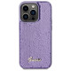 Guess Sequin Script Metal case for iPhone 15 Pro Max - purple