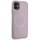 Guess GUHMN61PSAHMCP case for iPhone 11 / Xr - pink Saffiano MagSafe