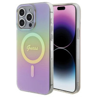 Guess IML Iridescent MagSafe case for iPhone 15 Pro - pink