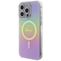 Guess IML Iridescent MagSafe case for iPhone 15 Pro - pink