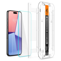 Spigen Glas.tR EZ Fit Tempered Glass for iPhone 15 Pro Max