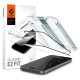 Spigen Glas.tR EZ Fit FC Tempered Glass for iPhone 15 Plus - Black 2 pcs.