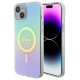 Guess GUHMP15MHITSQ iPhone 15 Plus 6.7" turquoise/turquoise hardcase IML Iridescent MagSafe