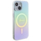 Guess GUHMP15SHITSQ iPhone 15 6.1" turquoise/turquoise hardcase IML Iridescent MagSafe