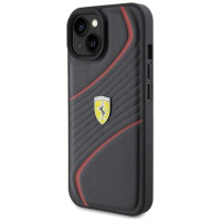Ferrari FEHCP15SPTWK iPhone 15 6.1" black/black hardcase Twist Metal Logo