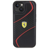 Ferrari FEHCP15SPTWK iPhone 15 6.1" black/black hardcase Twist Metal Logo