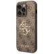 Guess GUHCP15L4GMGBR iPhone 15 Pro 6.1" brown/brown hardcase 4G Big Metal Logo