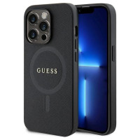 Guess GUHMP15LPSAHMCK iPhone 15 Pro 6.1" black/black hardcase Saffiano MagSafe